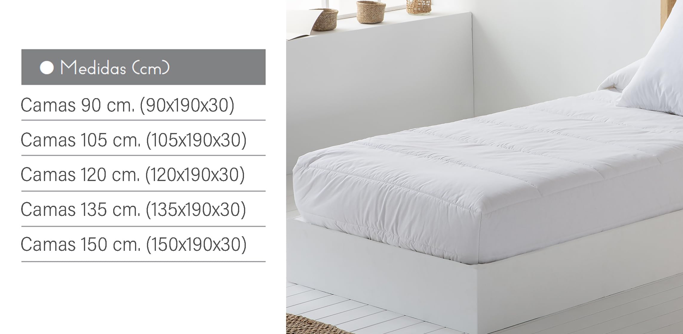JVR | Edredón Ajustable Tamaño 90 Suave y Transpirable – Edredón Extrasuave Premium con Diseño Moderno para Todas Las Estaciones