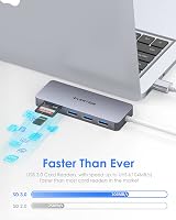 LENTION 5-in-1 USB Hub - 3 USB 3.0 Port (5Gbps) + SD/TF Kártyaolvasó - MacBook, Surface, Lenovo, HP Laptopokhoz - Űrszürke

AI: I've created 4