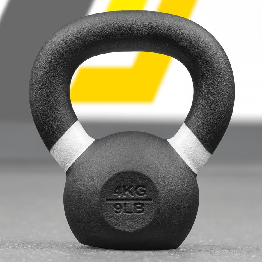 FORZA Pro Kettlebells aus Gusseisen [4 kg – 48 kg] | Hochwertige Kettlebells für Krafttraining – 3 Set-Optionen für Heim- und Fitnessstudio