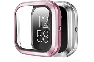 Fitbit Versa 2 Rose Gold Amazing Screen Protector Case