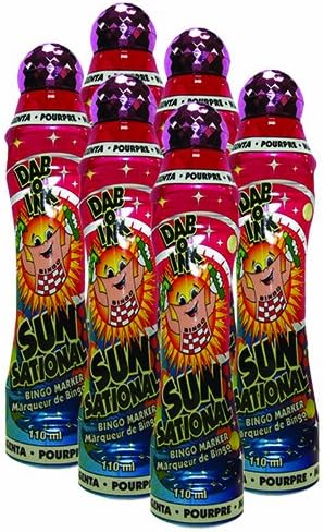 Six Pack 4oz Magenta Bingo Dauber
