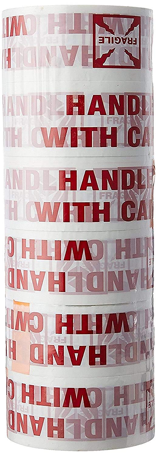 ETI BONJIL Handle with Care Fragile Tape Printed and Packaging Tape 48mmX65mtr (6 roll) 2