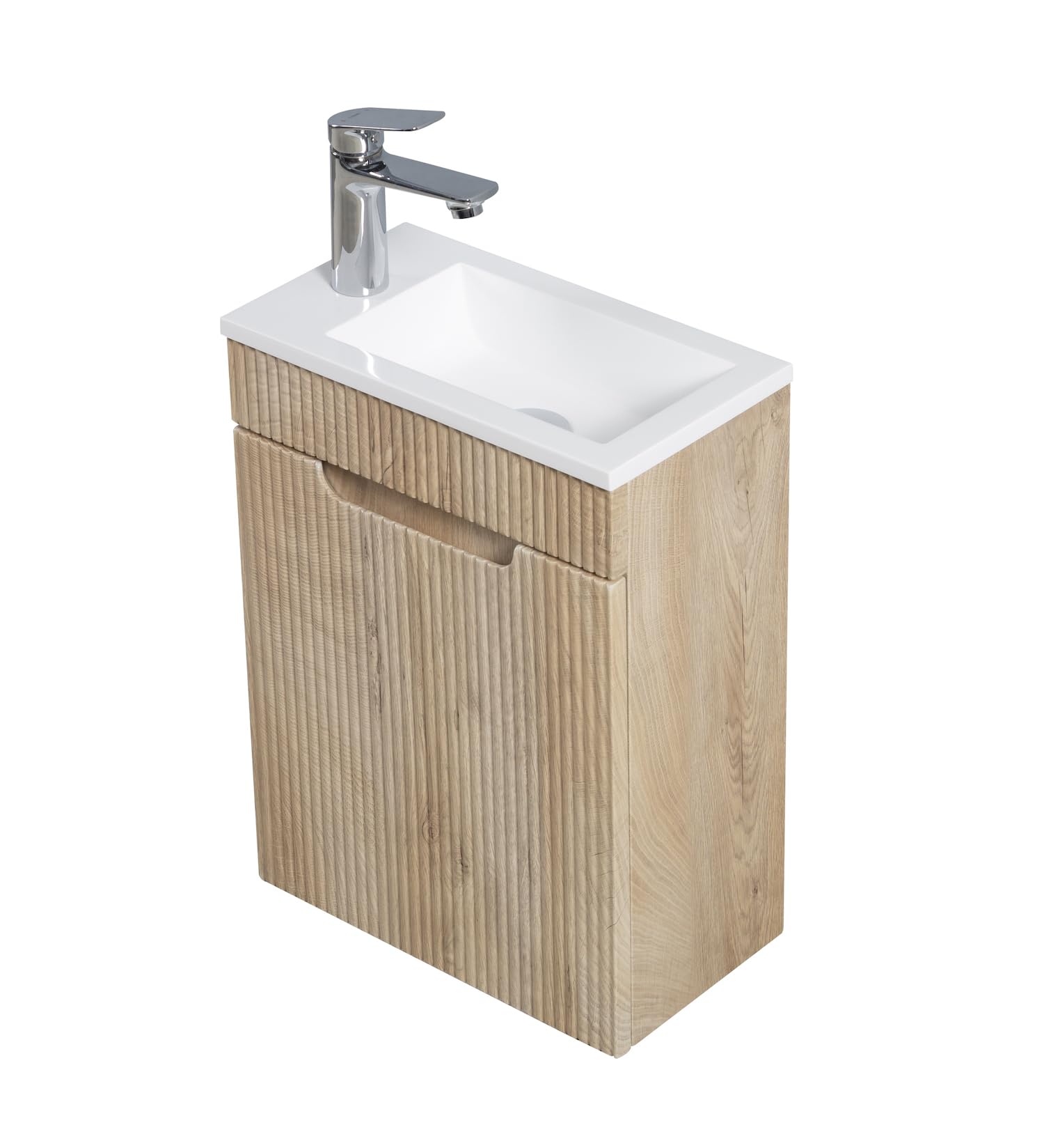 Badplaats B.V. Thermis - Ensemble de meubles de salle de bain - 40 cm - Chêne clair - Meuble de salle de bain avec lavabo