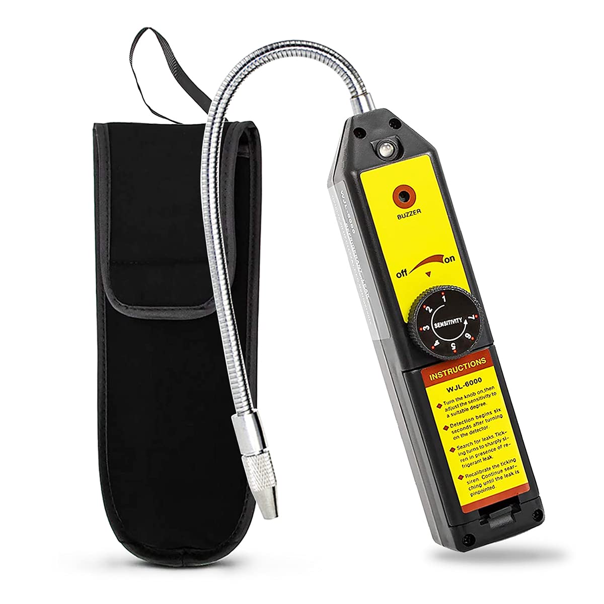 Gas Leak Detector Portable AC Leak Detector for Home/Car Air Conditioner a/c Leak Detector, with Test Light & Flexible Pro...