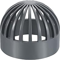 Vista 20 de PATIKIL Cubierta de rejilla de drenaje de atrio de identificación de 1.260 in, adaptador redondo de tubería de drenaje de alcantarillado UPVC