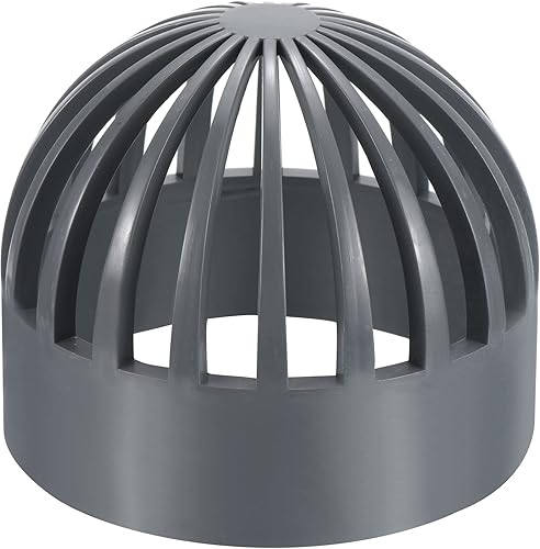 Miniatura 20 de PATIKIL Cubierta de rejilla de drenaje de atrio de identificación de 1.260 in, adaptador redondo de tubería de drenaje de alcantarillado UPVC