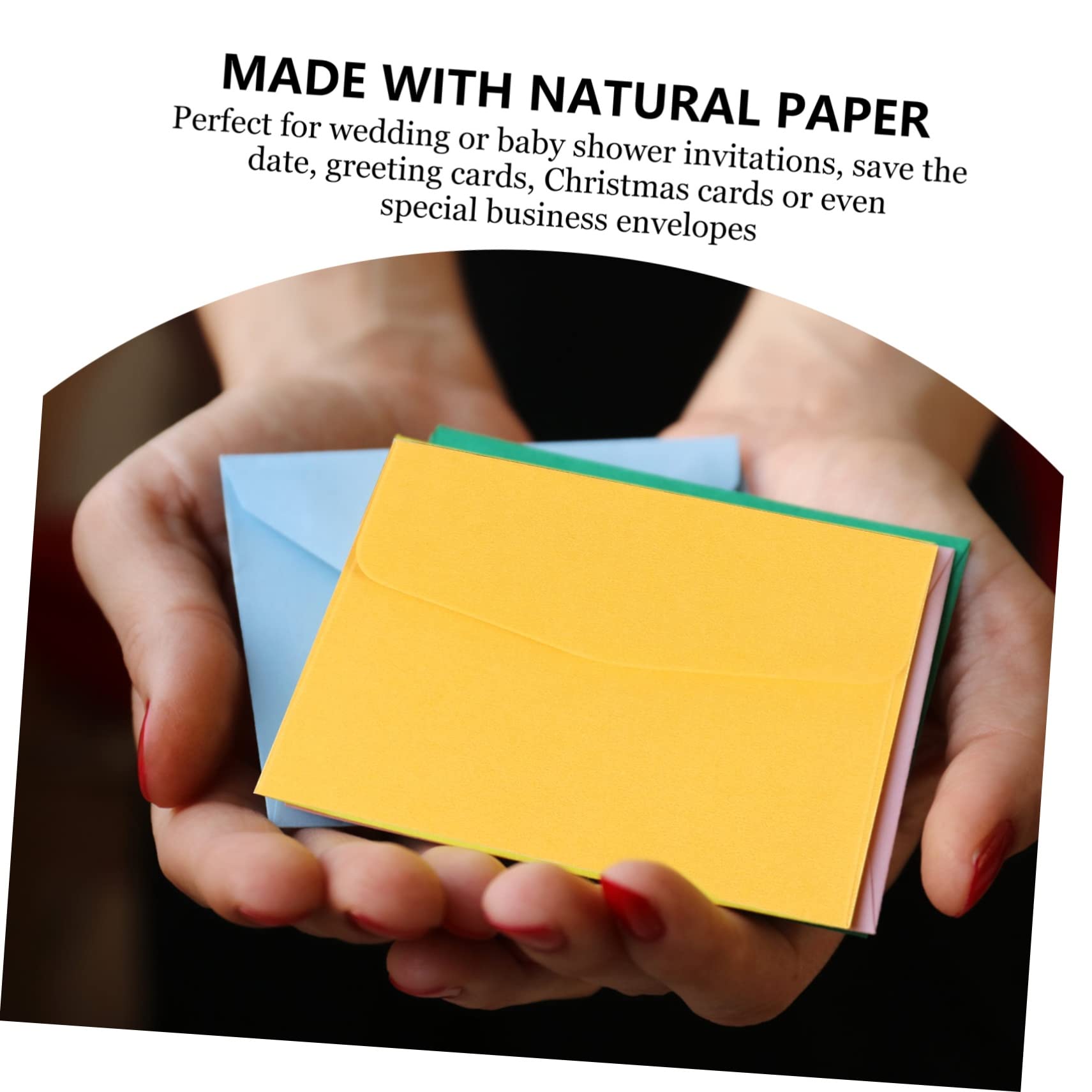 VILLCASE 200 Piezas sobre envelopes cartas simple papel