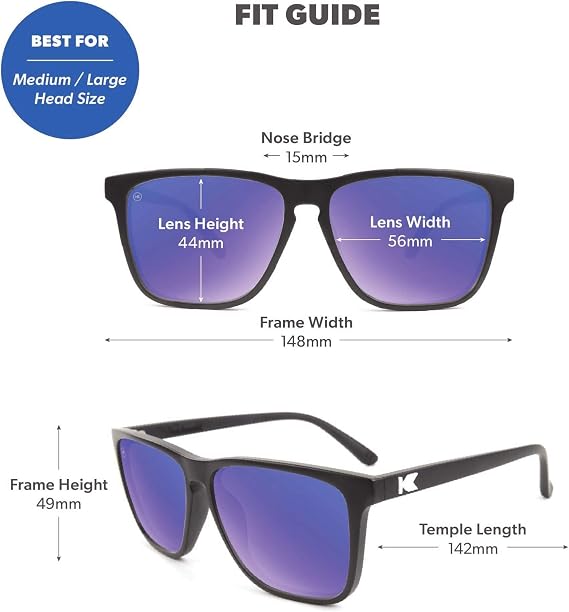 Knockaround Fast Lanes Lightweight Sunglasses for Men & Women - UV400 Protection