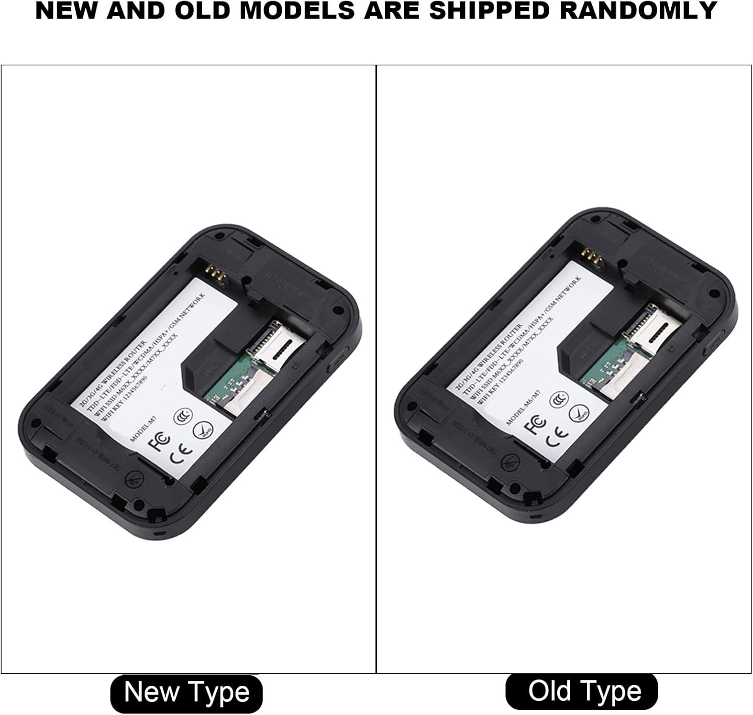 aqxreight Wireless Mobile Router 4G WiFi Modem Portable Hotspot Ideal for Travel and Work (Black)