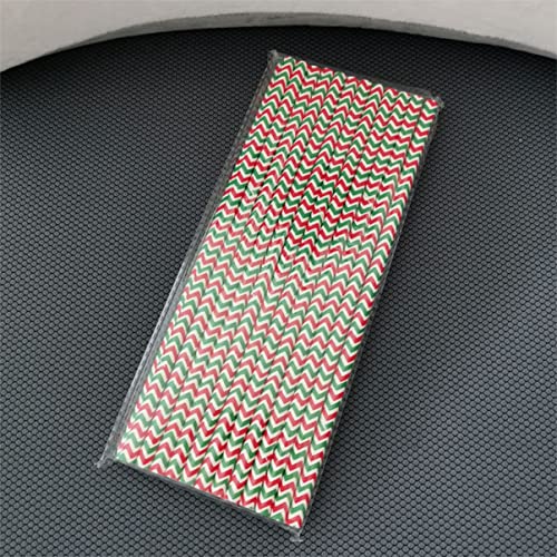 UPKOCH 27 conjuntos de tema padrão novidade papel Natal descartável para canudos de festa de anivers