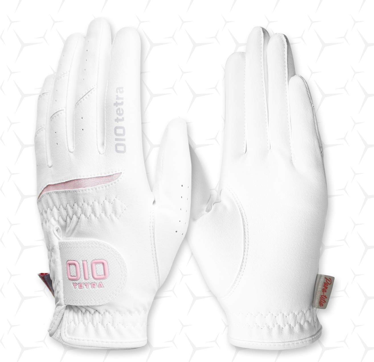 Sunfree Sports OIO Tetra Women's Golf Glove for Both Hands (R&L,1 Pair) (21(Large