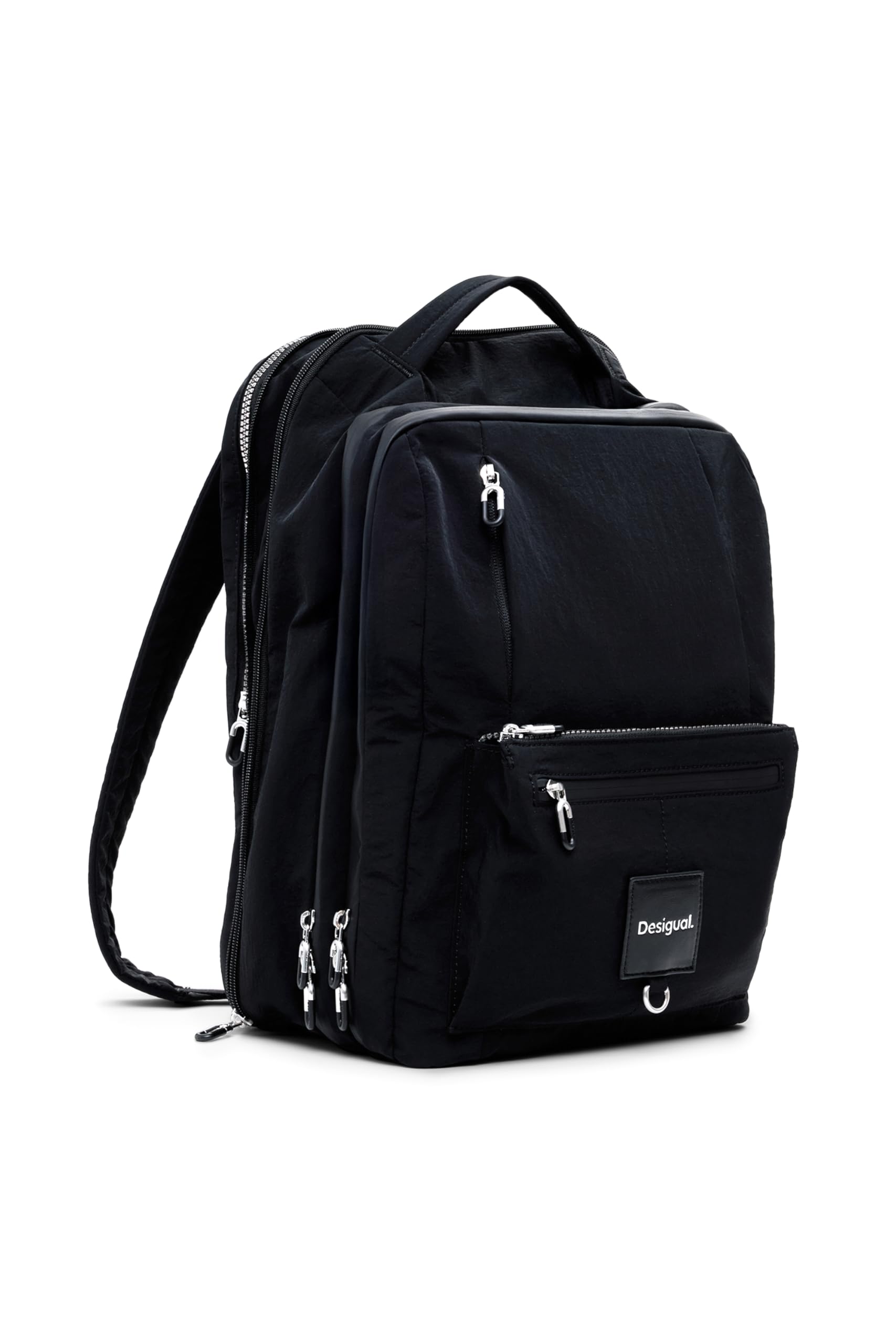 Desigual leisure backpack with laptop compartment Asturias Travelling Backpack Black