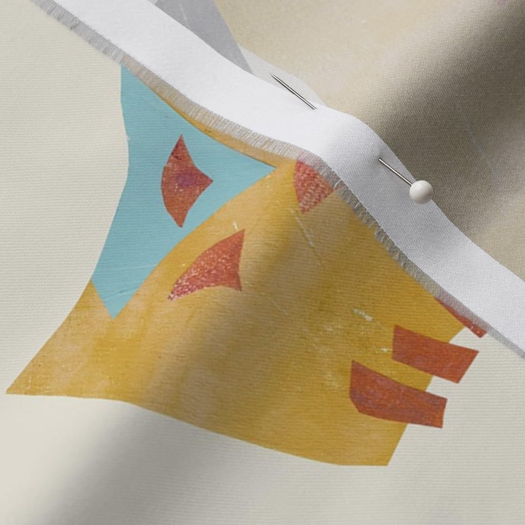 Spoonflower Fabric - 70S 80S Collage Roller Skates Vintage Retro Eighties Printed on Organic Cotton Sateen Fabric by The Yard - Sewing Quilting Apparel Home Decor