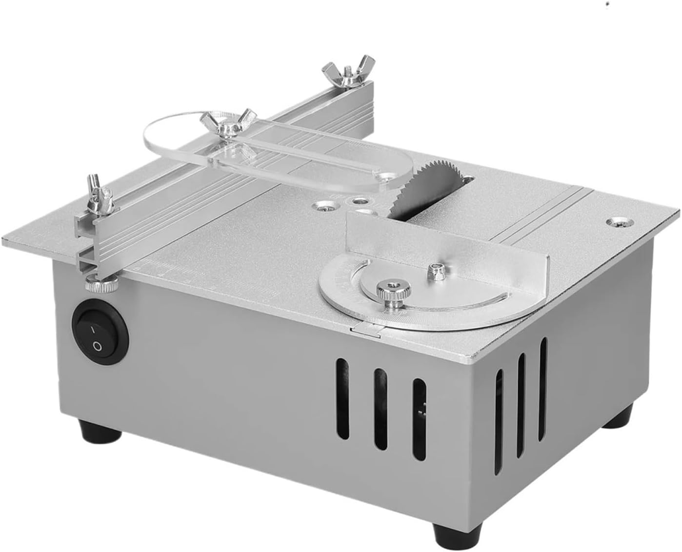 96W Table Saw Multifunctional Electric Desktop Saws 7 Gears Adjustable Woodworking Bench Saw Precision Craft Cutting Tool