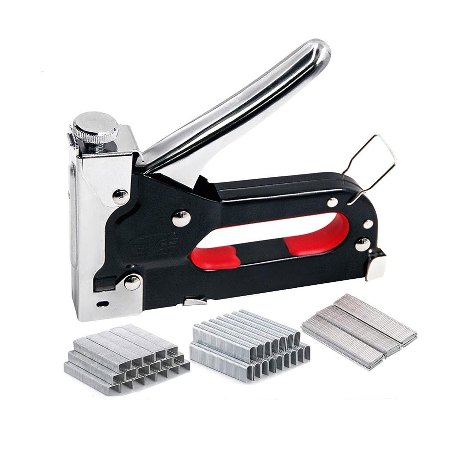 OWOHYG 3 In 1 Nail Device Diy Furniture Construction Stapler Upholstery Staple With 600 Staples 3000 Staples Home Decor Carpentry Tool