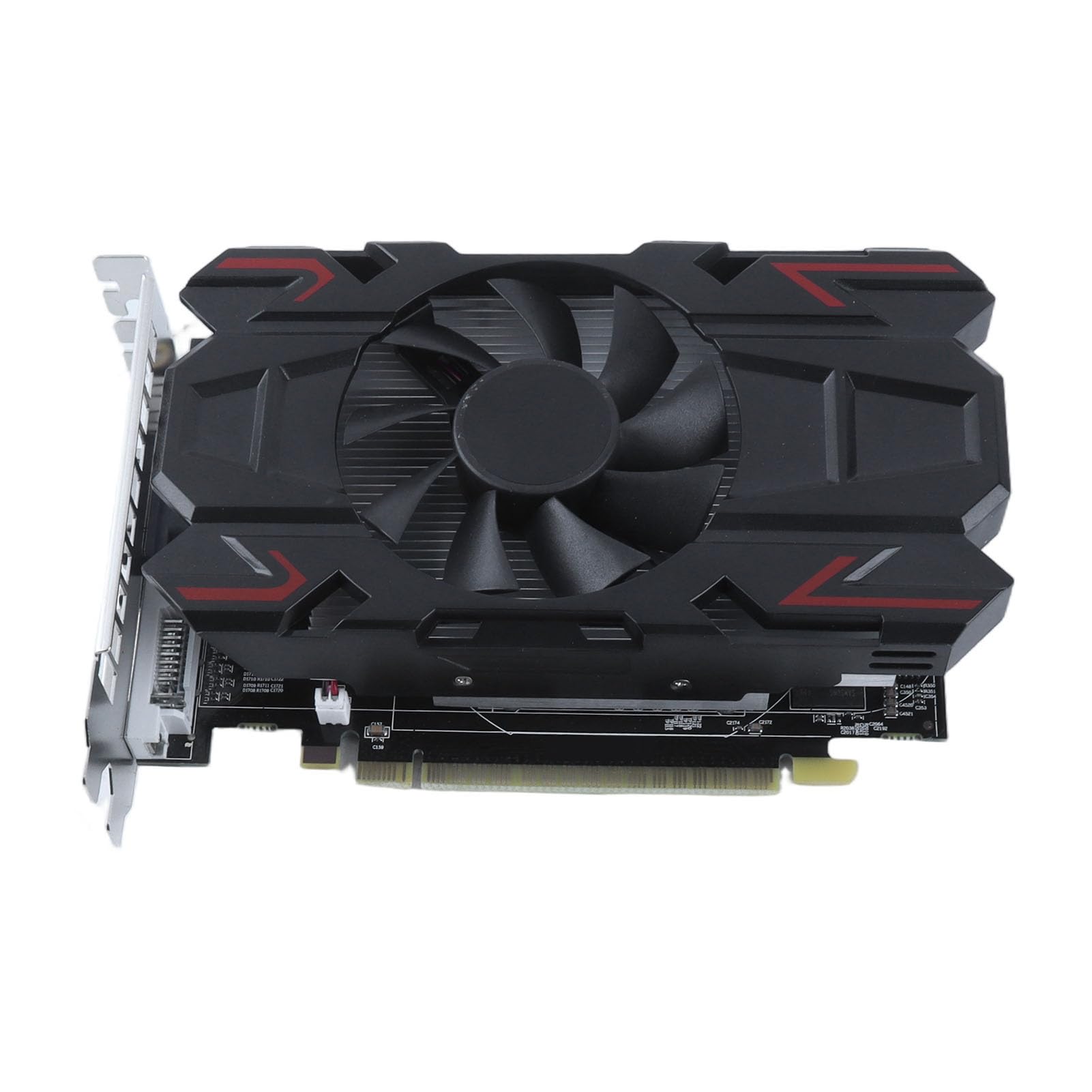 Domary Karta Graficzna do Gier HD6770 4 GB DDR5 128-bitowa Karta Graficzna o Wysokiej Wydajności do Komputerów Stacjonarnych z Gniazdem PCI Express 2.0 dla Entuzjastów Komputerów