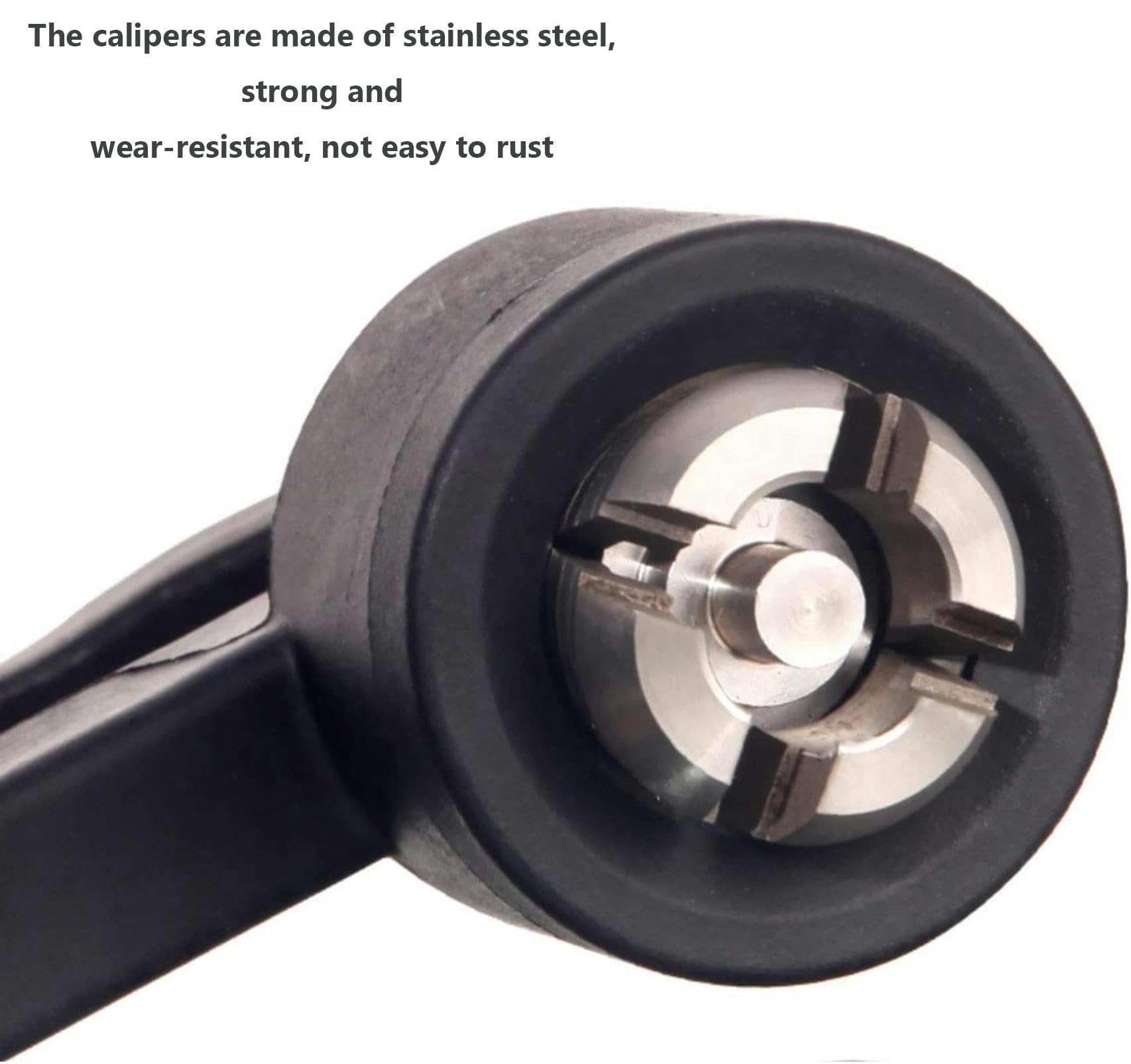 Abridor de tapas universal para botellas de 8 a 32 mm, abrebotellas manual de acero inoxidable con mango antideslizante, para tapas de aluminio y plástico
