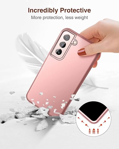 Miniatura 5 de SURITCH Funda para Samsung Galaxy S22 Plus, protector de pantalla integrado, protección de cuerpo completo, a prueba de golpes, resistente, delgada,