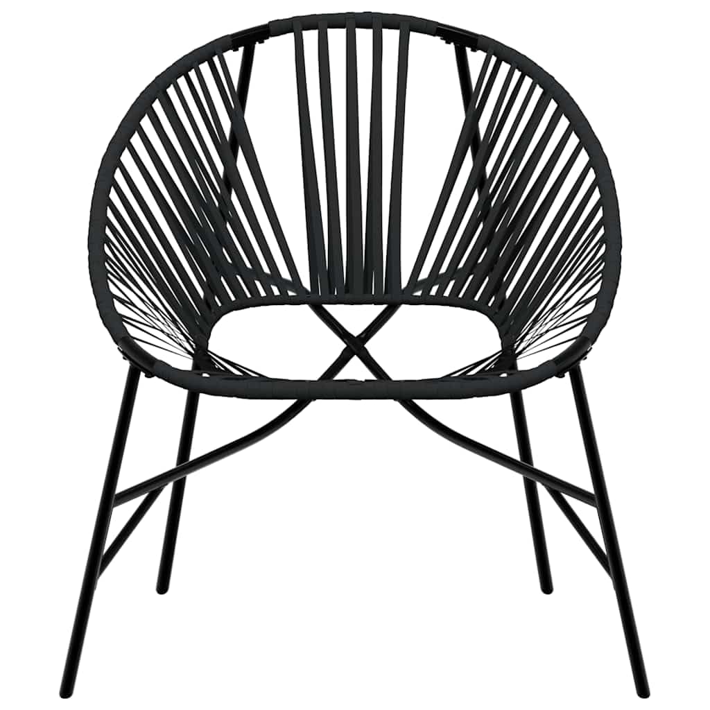 vidaXL Chaise œuf de Jardin Noir résine tressée, Chaise Oeuf, siège de Jardin, Chaise de Patio, Chaise de Jardin, siège d'extérieur