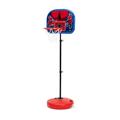 Miniatura 11 de Delta Children - Juego de aro de baloncesto Marvel Spider-Man para niños, color rojo