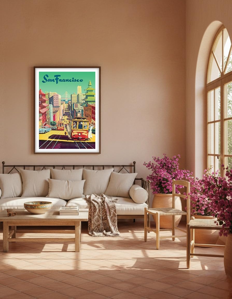 Amazon.com: San Francisco - Cable Cars - Vintage Airline Travel