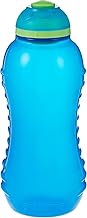 زجاجة مياه بالضغط بسعة 330 مل من سيستيما، أزرق، 0780، بلاستيك