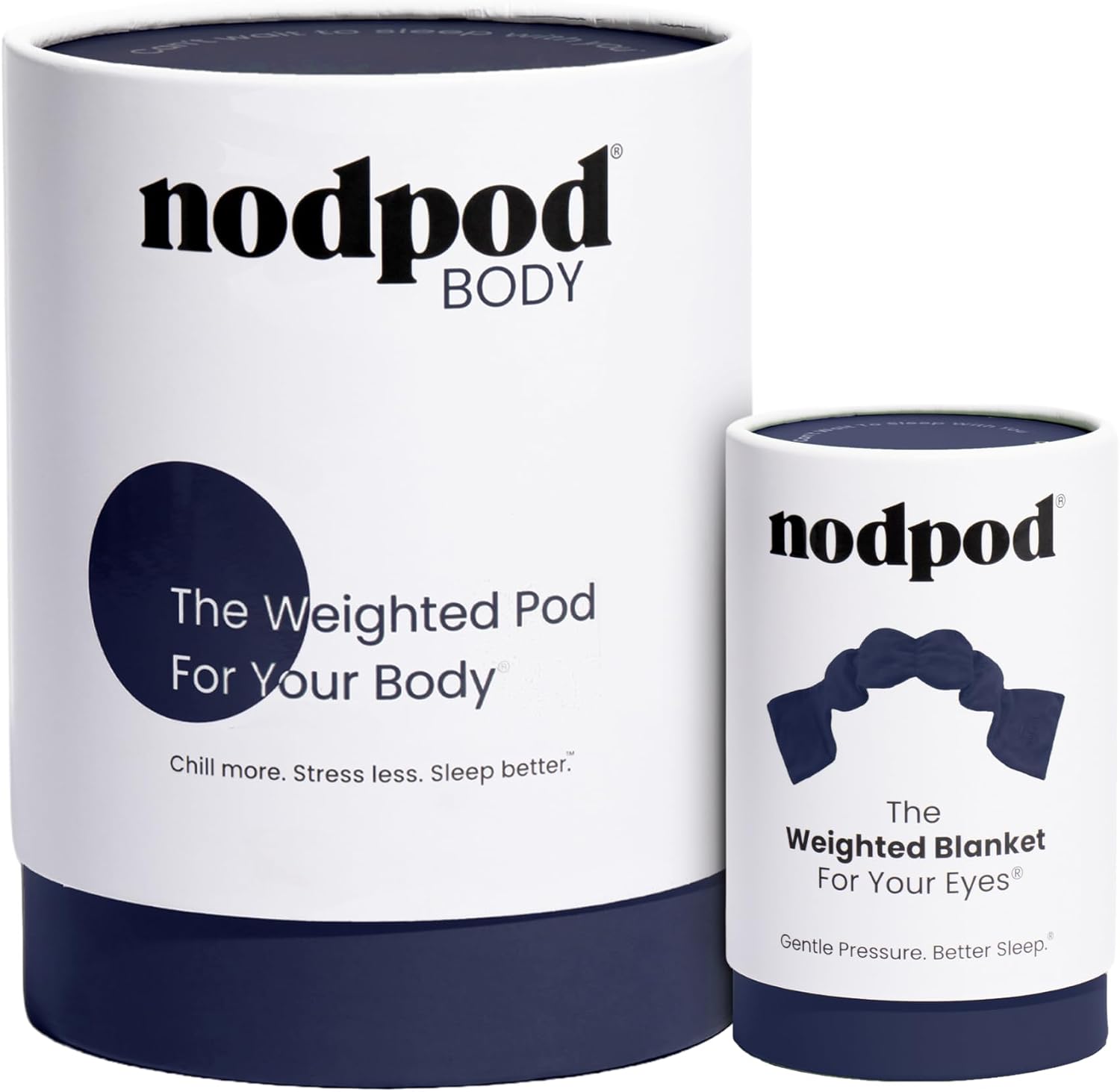 nodpod Gentle Pressure Weighted Sleep Mask & Compact Blanket Bundle
