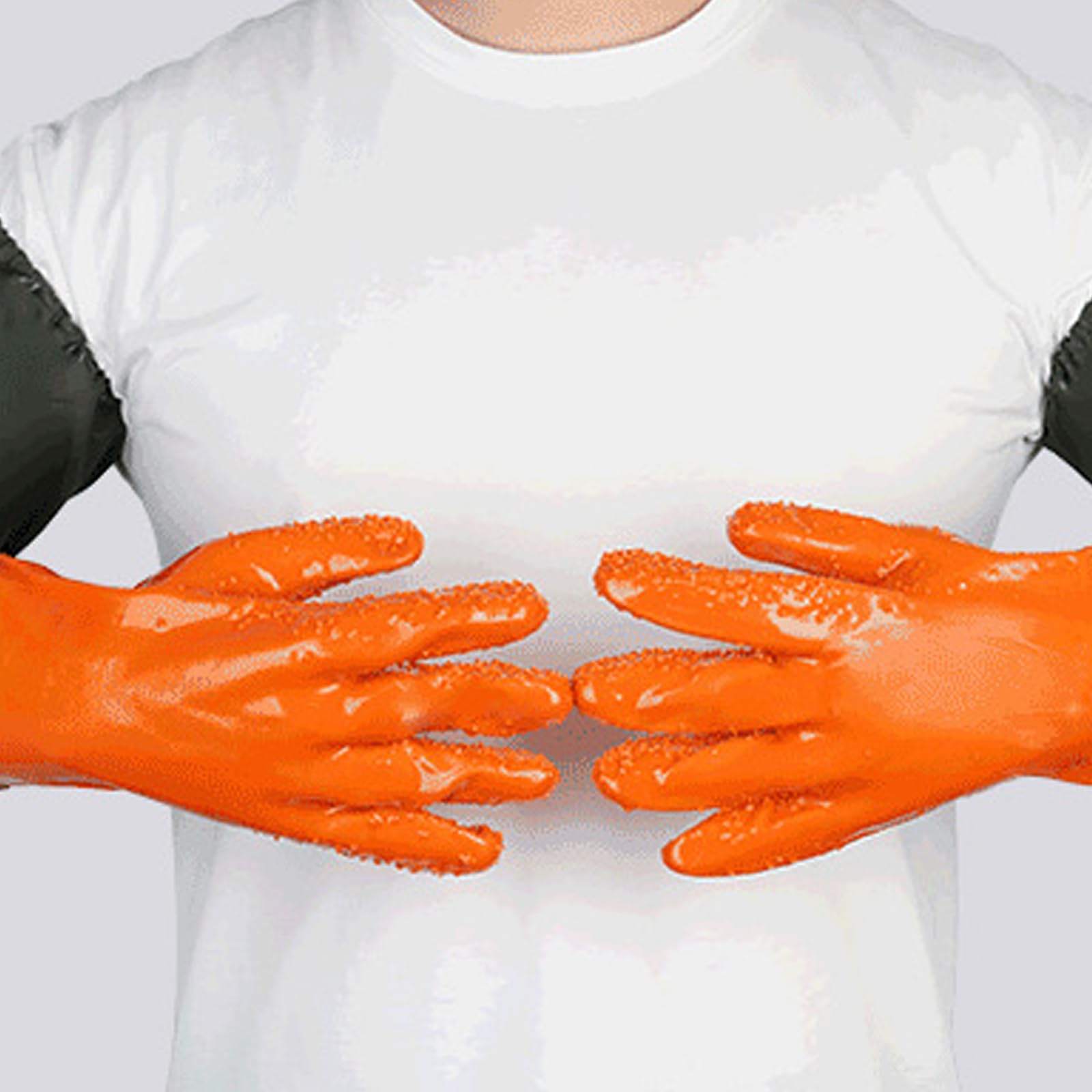 Gants En Caoutchouc À Isolation Thermique De 70 Cm Protections Renforcées De L'avant-bras Pour La Pêche La Transformation Des Fruits De Mer Gants De Travail Imperméables À L'épreuve De L'huile