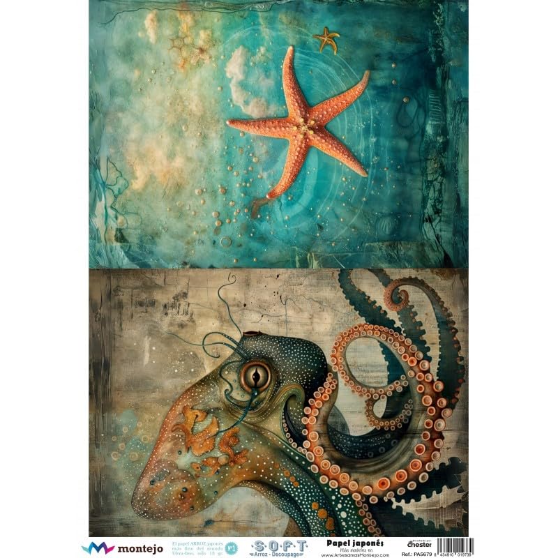 Artesanias Montejo Papel DE ARROZ JAPONES SPA5679 A3 30x41cm