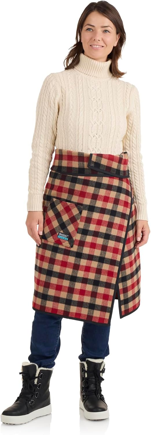 ‘The Wearable Blanket’, The Prestwick Check, Camel & Crimson