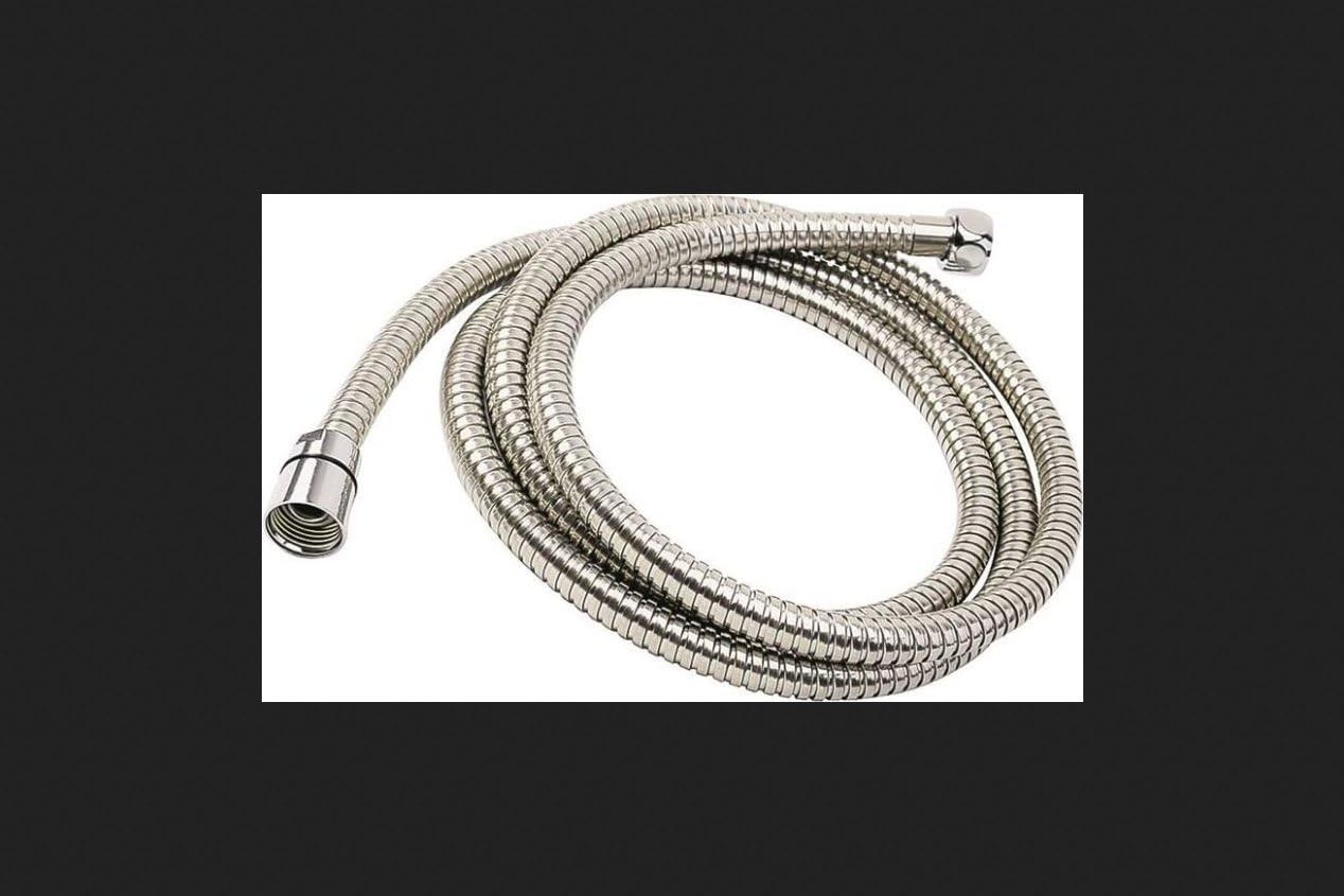 Shower Hose Stretch 60-82 Chrome