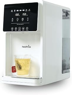 Health Rise Pure Water Basic | Umkehrosmose Wasserfilter | 7 Liter Tank | Heißwasserfunktion | für Haushalt & Büro