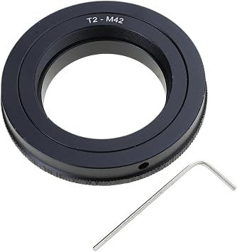 T2 T-2 T-Mount Telescope Lens to M42 Mount Praktica Pentax Adapter
