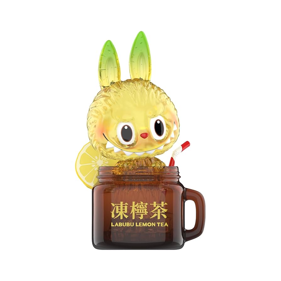 Amazon.com: POP MART LABUBU Lemon Tea Figure, Toys for