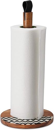 Folkulture Soporte para toallas de papel, soporte para toalla de papel para encimera de cocina o encimera de cocina, dispensador de toallas de papel