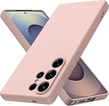 Byvuwiay Cover per Samsung Galaxy S25 Ultra 5G, Morbida Silicone Liquida TPU Protettivo Ultra Slim Custodia Antiurto, Custodia Compatibile con Samsung Galaxy S25 Ultra 5G - rosa
