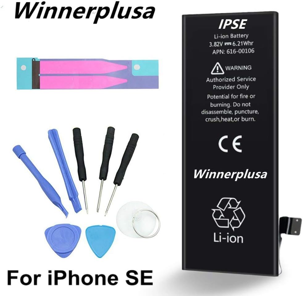 Battery for iPhone SE with 6in1 Tools Set