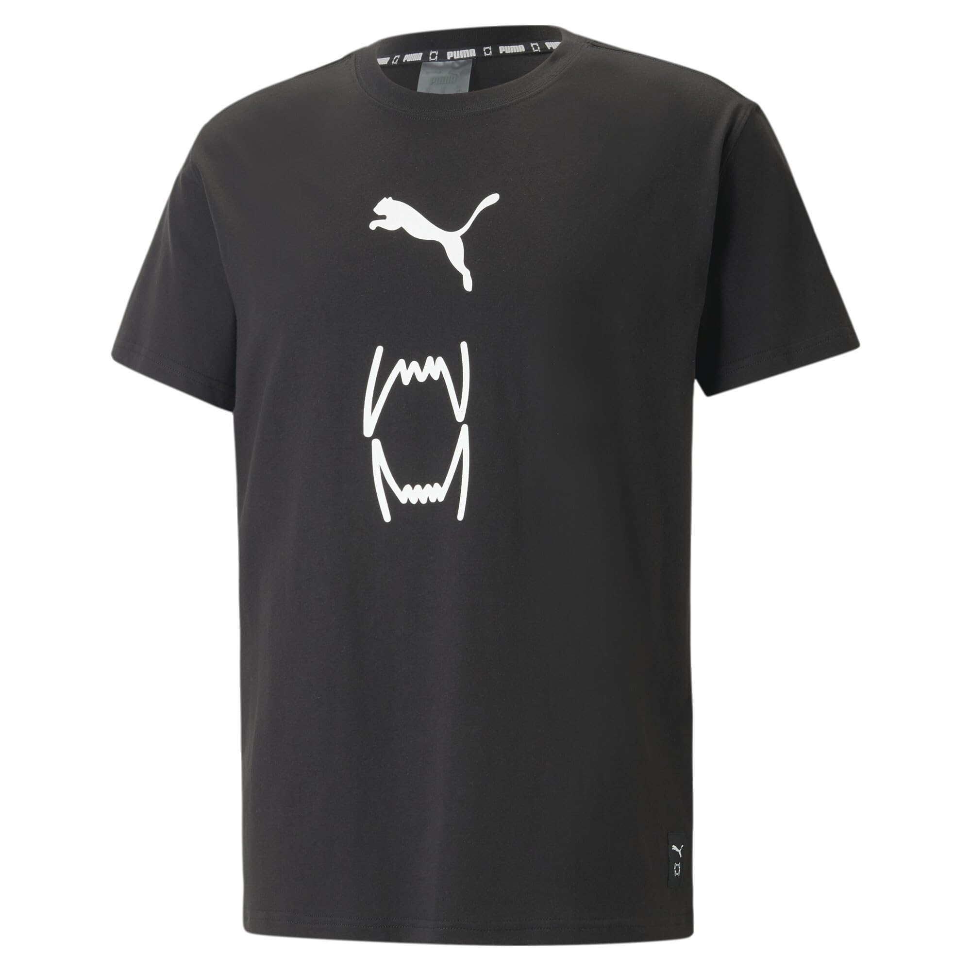 PUMA Koszulka do koszykówki Franchise Core Męska, Czarny, S