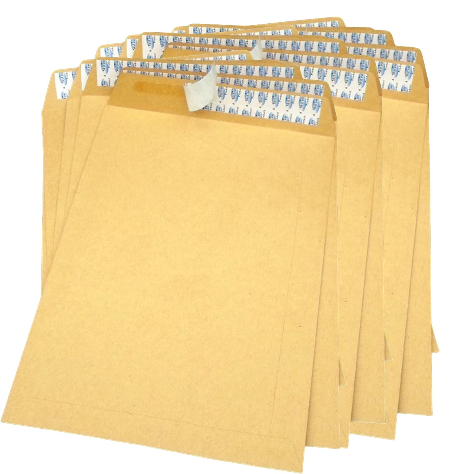 RBRMHM 50Pcs Seal Envelopes for Mailing, Window Envelopes Sealing Envelope 10x7inches Large File Document Envelope