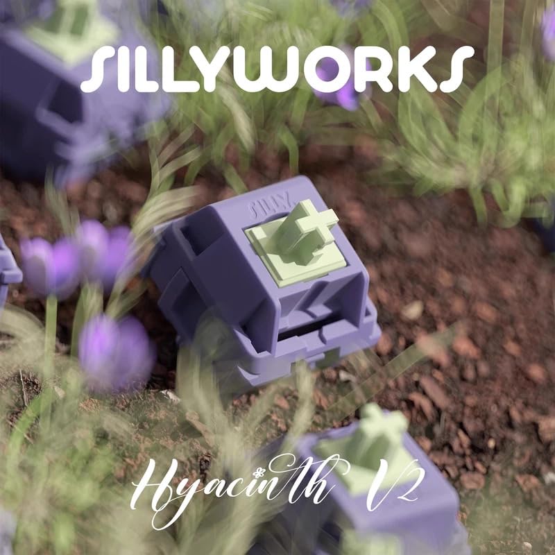 Hyacinth V2 przełącznik 45 g, liniowy, wstępnie nasmarowany, 5 pinów, HotSwap, POM, przełączniki HMX, do klawiatury mechanicznej Mx