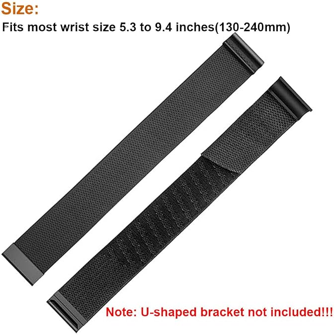 Nylon Band Compatible for WHOOP 5.0, One, Peak, and Life, Ultra-Soft,Adjustable Sport Comfort Stretchy Elastic Braided Replacement Wristbands Straps for Whoop 5.0 | NOT for Gen 4