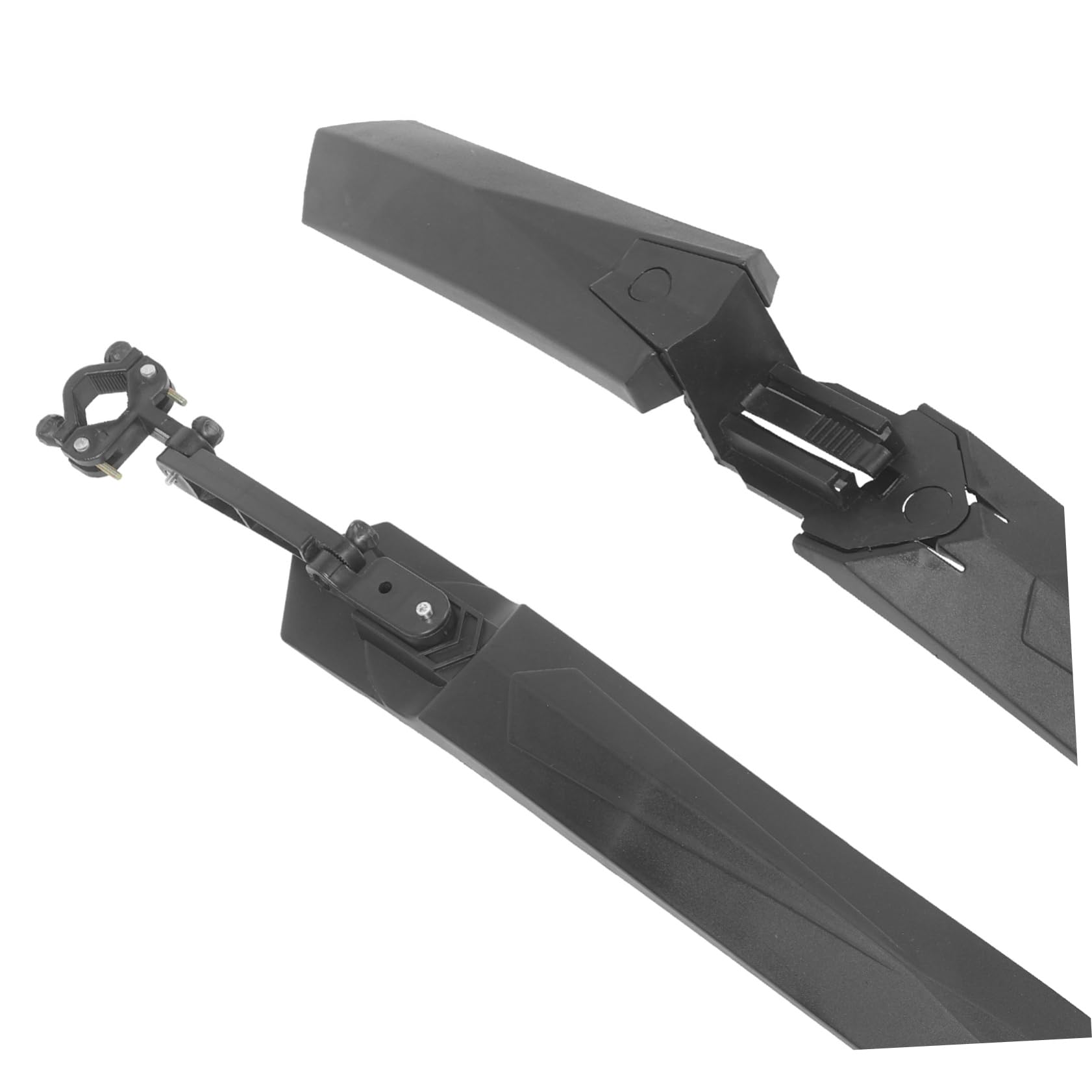HEMOTON Aile Garde Boue Vélo Crasse Garde-Boue Protecteur Vélo De Montagne Arrière Couverture Accessoires De Montagne Eau De Boue Devant Garde Boue VTT Résine Noir