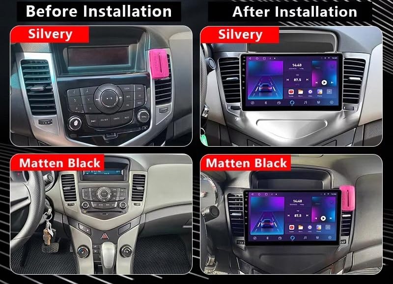 Pantalla coche Carplay Chevrolet Cruze 2009 2010 2011 con Android Auto y Bluetooth 32G 2