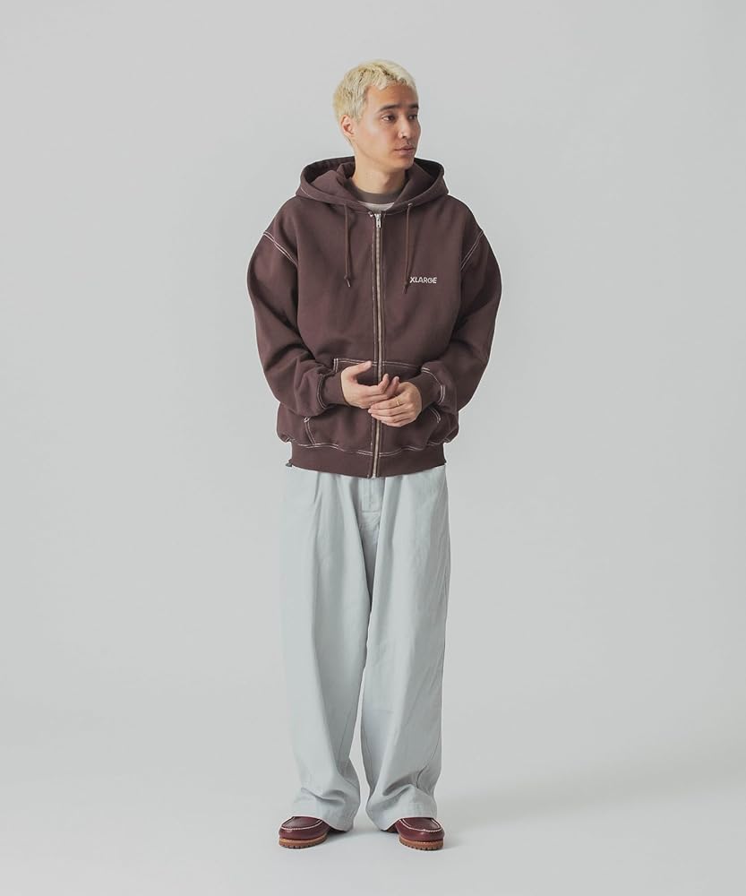 XLARGE ラインストーン ブラウン Mサイズ 楽天市場】XLARGE RHINESTONE OG ZIP HOODED SWEATSHIRT エクストラ