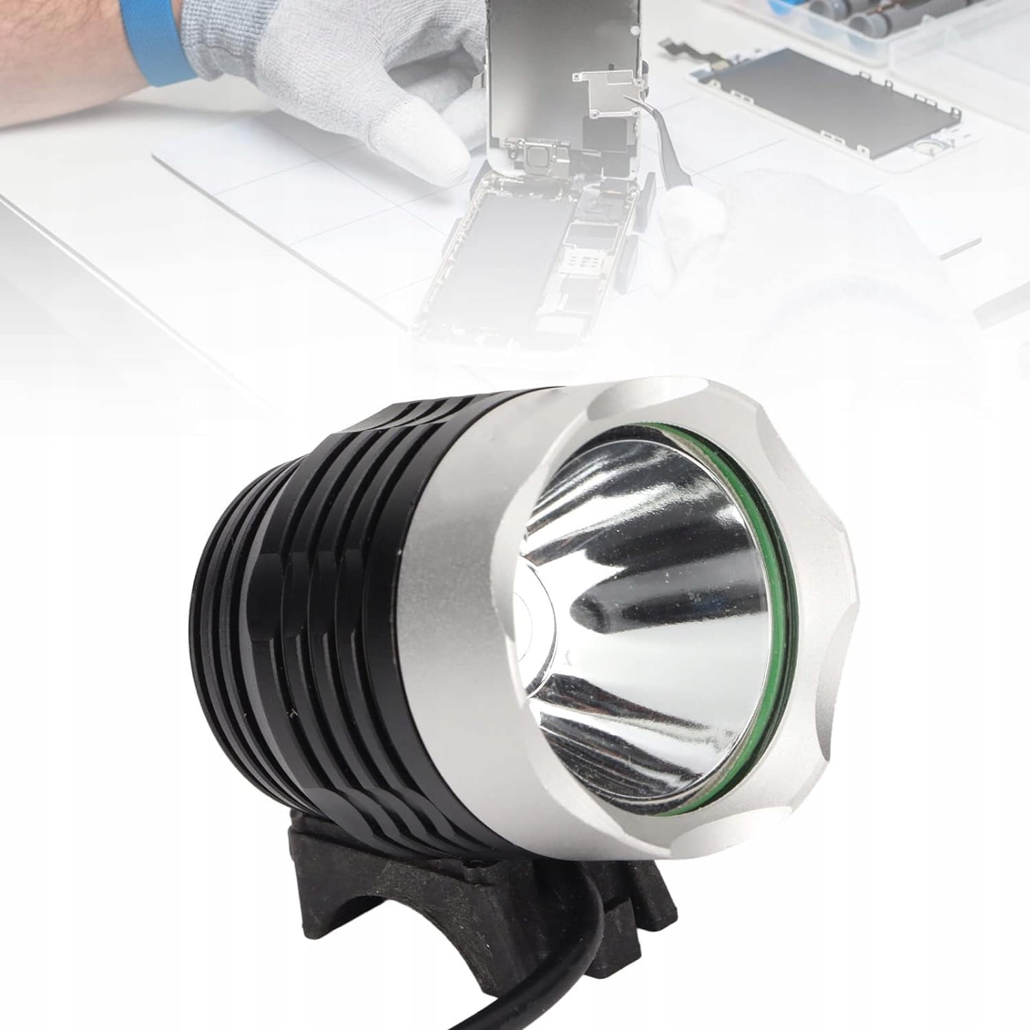Set - UV-Lampe 6-10W für Soldermaskenhärtung und grüne Soldermaske in Spritze | USB 5V | Elektronikschutz | Belichtungsset