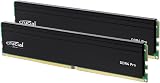 Crucial Pro DDR4 RAM 32GB Kit (2x16GB) 3200MHz, Intel XMP 2.0, Computer Memory (PC) - CP2K16G4DFRA32A - 1