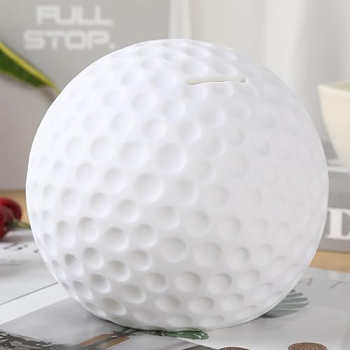 Miniatura 8 de H&W Alcancía de pelota de golf, inastillable, con temática de deportes de golf, regalo para niños, damas y caballeros