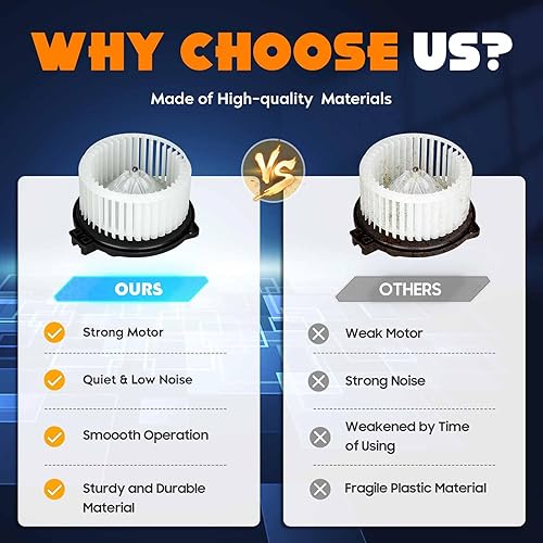 Miniatura 2 de Motor del ventilador del calentador de CA para 2000-2006 Toyota Tundra 87103-0C010700060 Motores HVAC automotrices