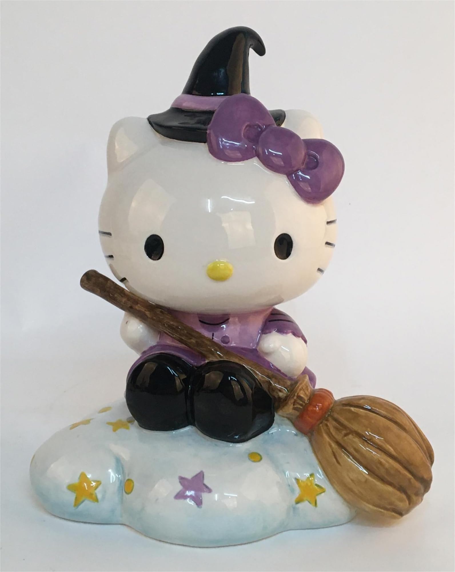 Amazon.com: Blue Sky Clayworks Hello Kitty Flying Witch Figurine