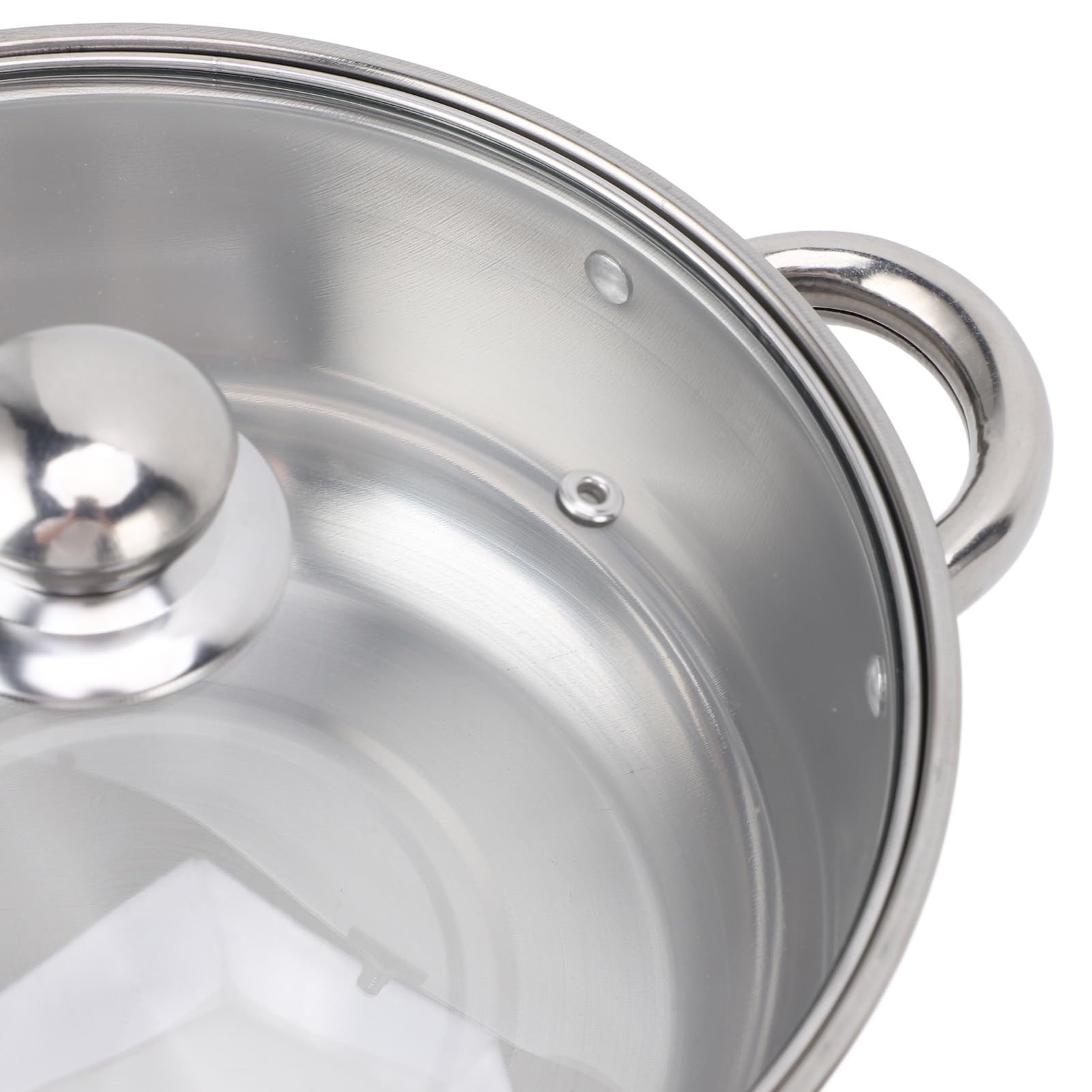 5-teiliges Edelstahl-Topf-Set, Küchen-Kochgeschirr-Sets, Edelstahl-Töpfe mit Deckel und Griffen, Stapelbares Design, Küchen-Kochset für Induktion, Spülmaschinenfest, Silber